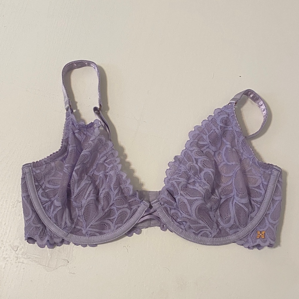 Salvage Soft Purple Lace Bra